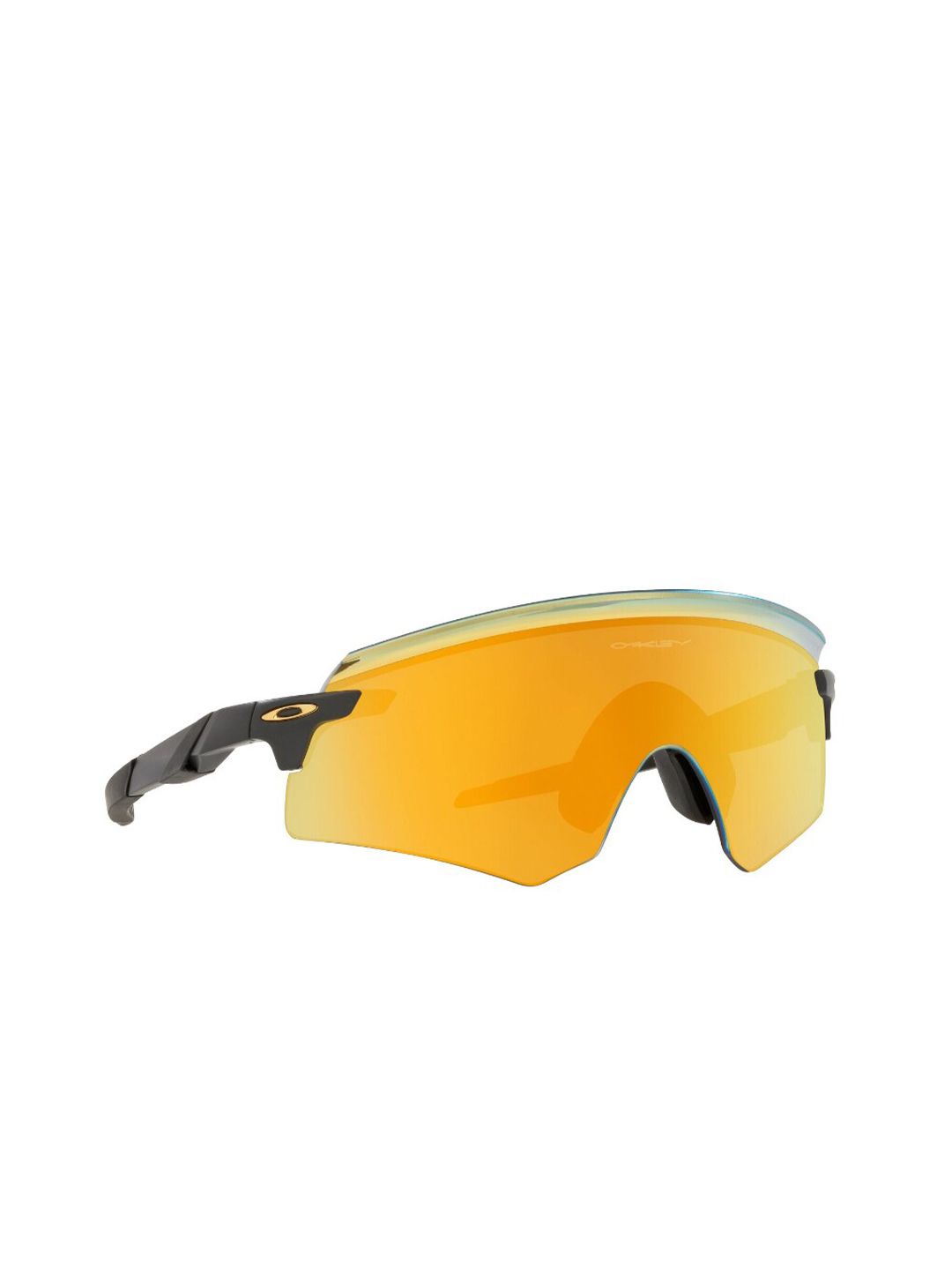 OAKLEY Men UV Protected Gold Lens Rectangle Sunglasses - 0OO947194710436