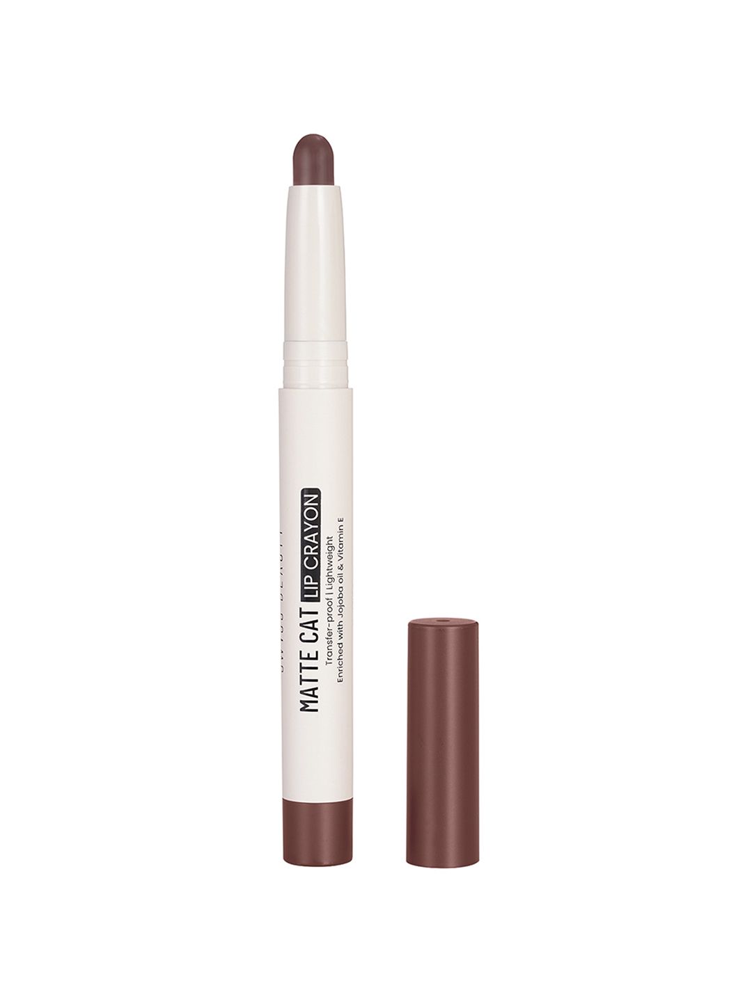 SWISS BEAUTY Matte Cat Transfer Proof & Lightweight Lip Crayon 1.5 g - Chocolate Fudge 20