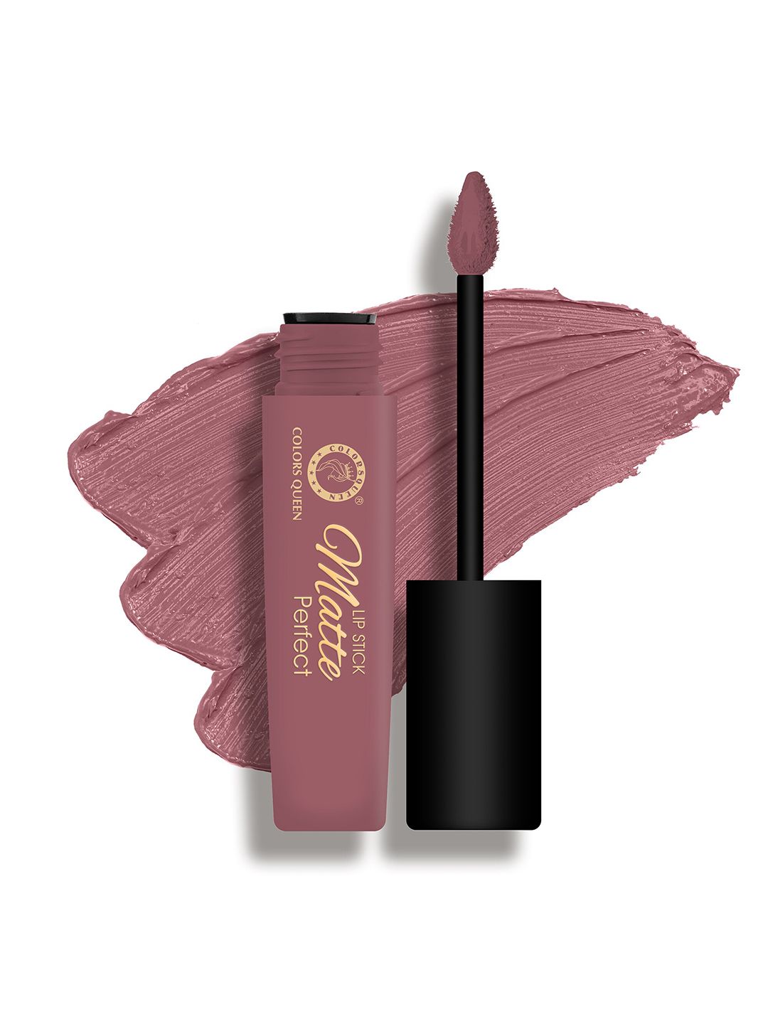 Colors Queen HD Matte Perfect 12 Hr Stay Non Transfer Liquid Lipstick 3 ml - Violette 07