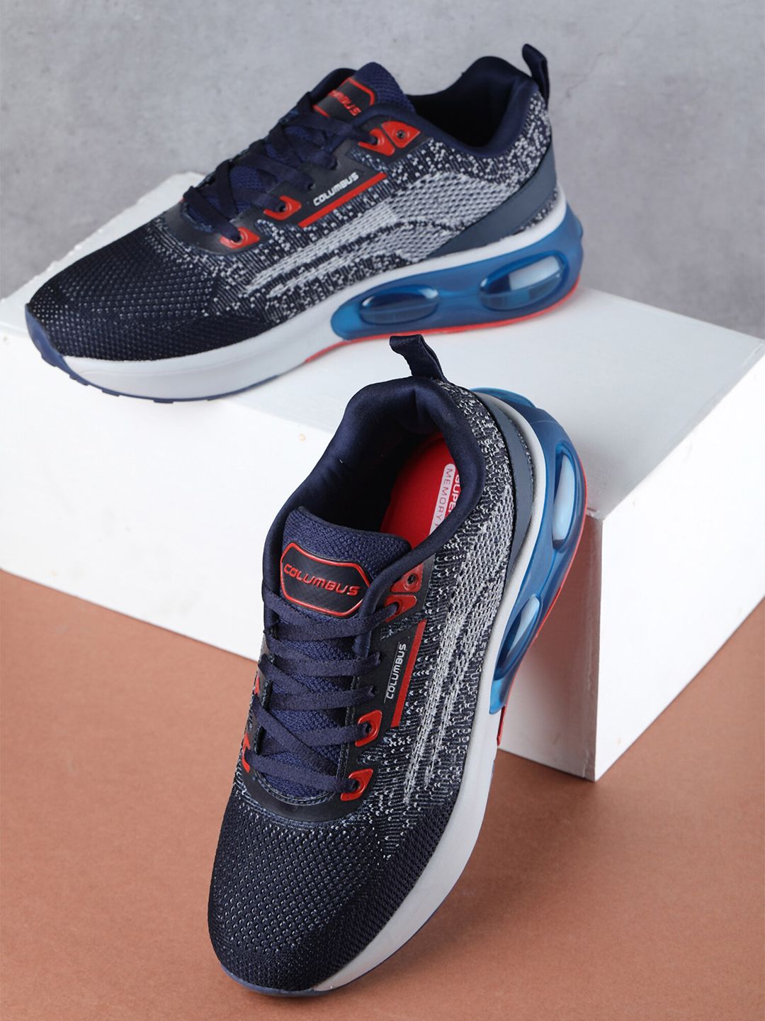 Columbus Men SHOOT Mesh Running Shoes