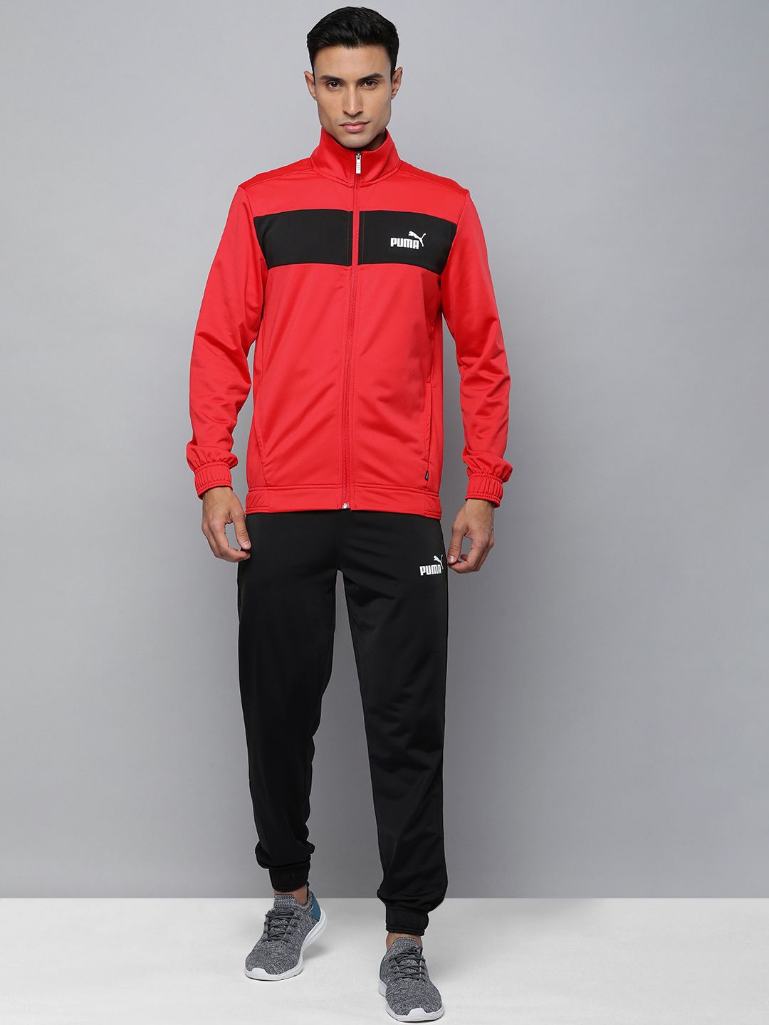 Puma Men Regular Fit Colourblocked  Track Suit