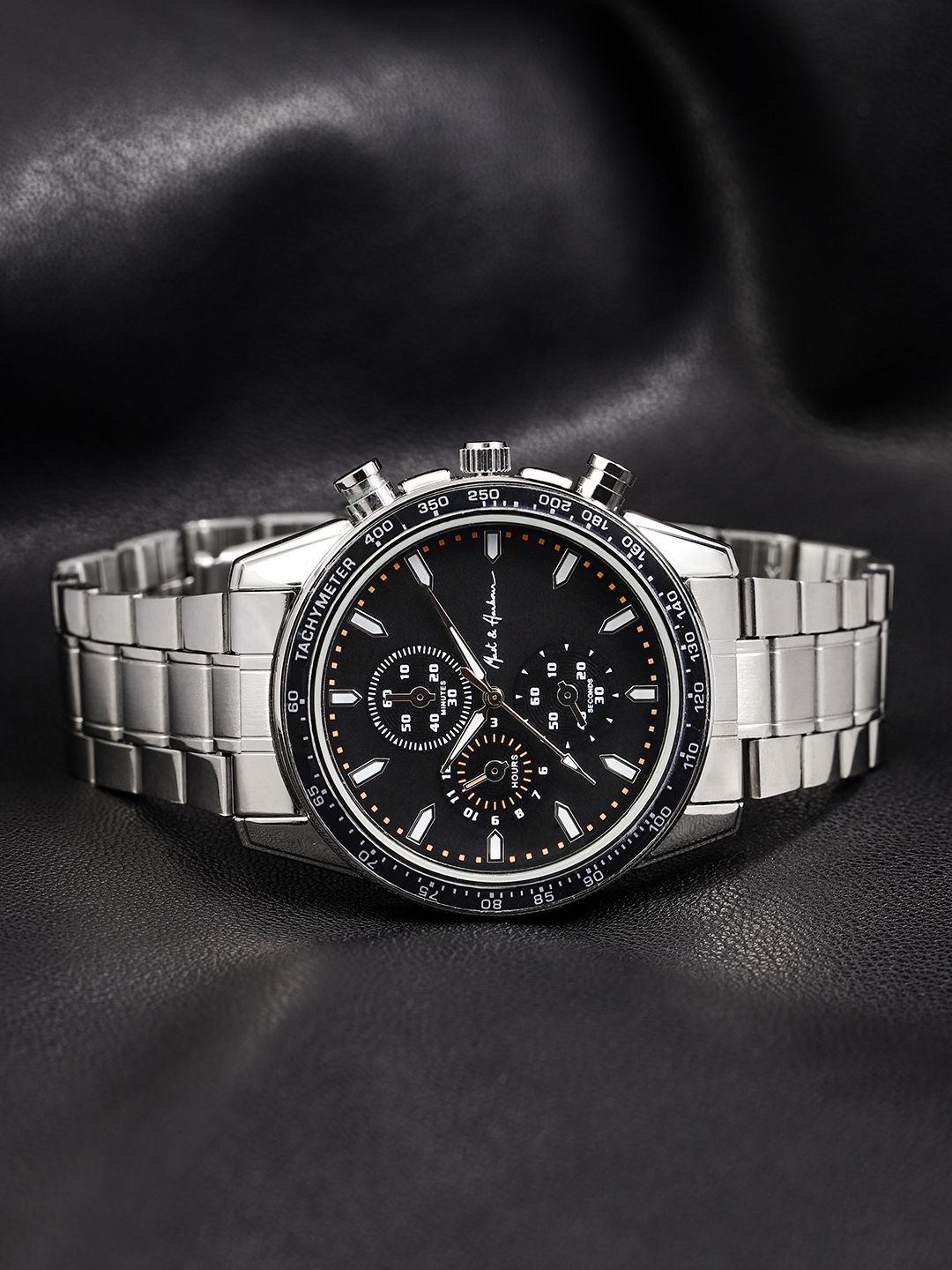 Buy Mast & Harbour Men Black Analogue Watch MFB-PN-LW3211