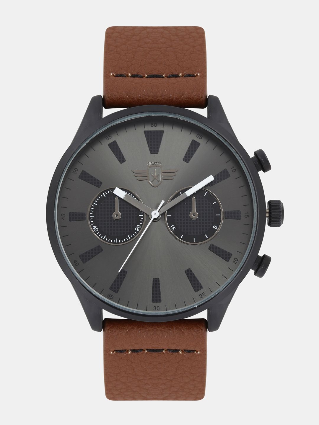 Roadster Unisex Gunmetal-Toned Analogue Watch Price in India