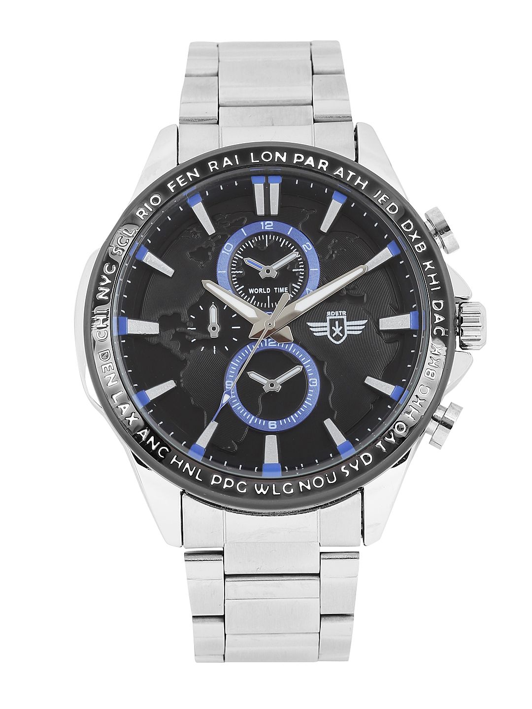 Buy Roadster Men Black Analogue Watch PN-LB-80300 - Watches for