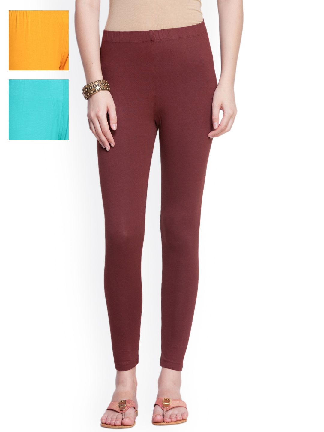 Dollar Missy Pack of 3 Ankle-Length Leggings Price in India