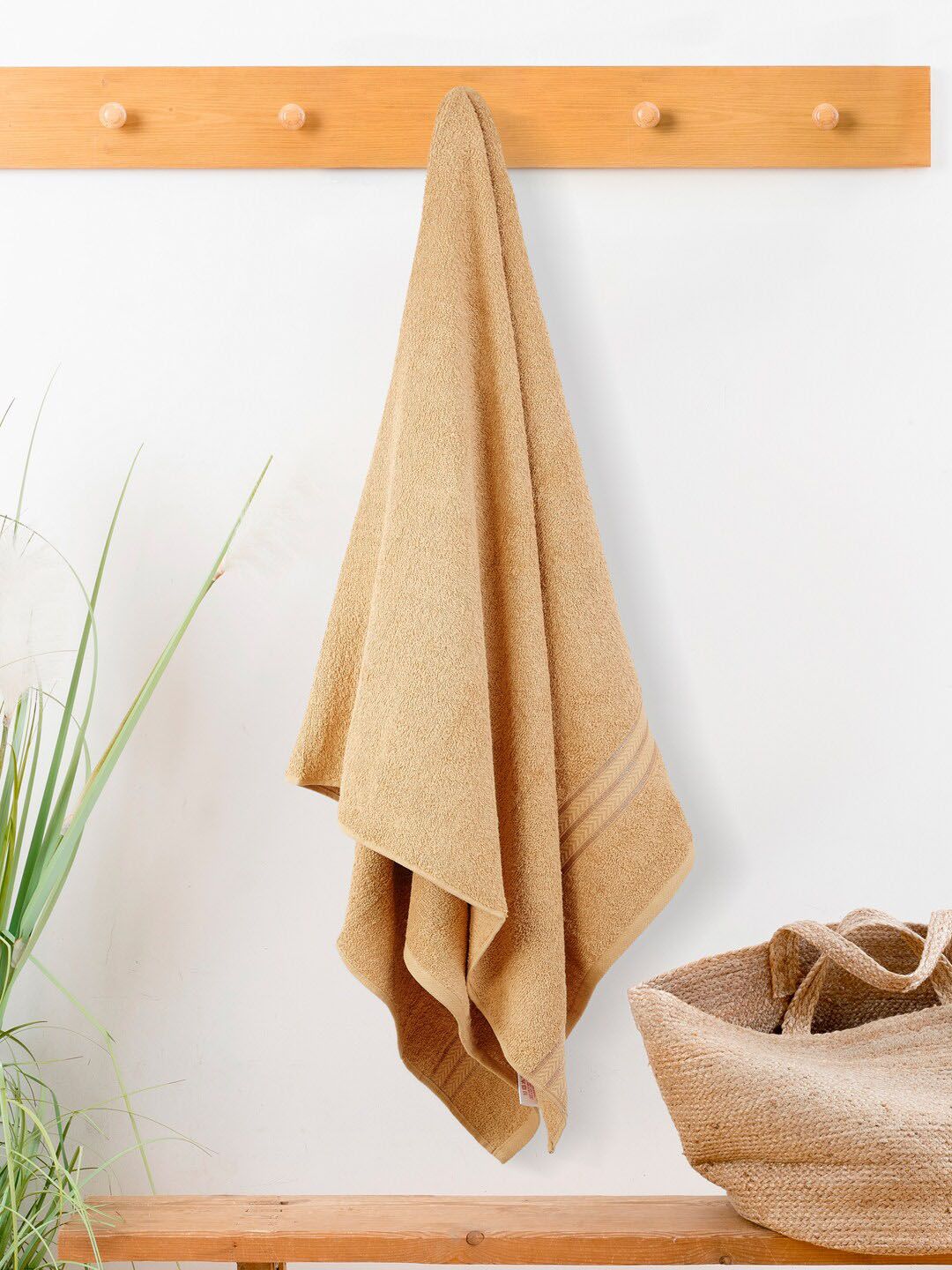 Layers Tuscany Brown 380 GSM Pure Cotton Bath Towel