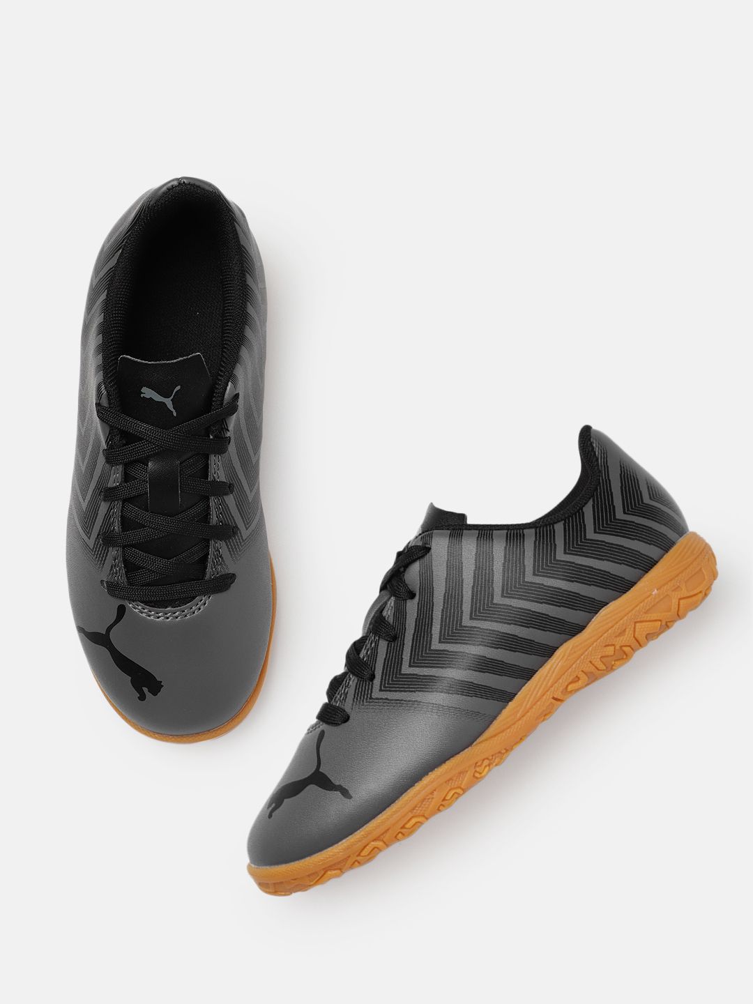 Puma Unisex Kids Printed Tacto TT Youth Turf Training Football Shoes