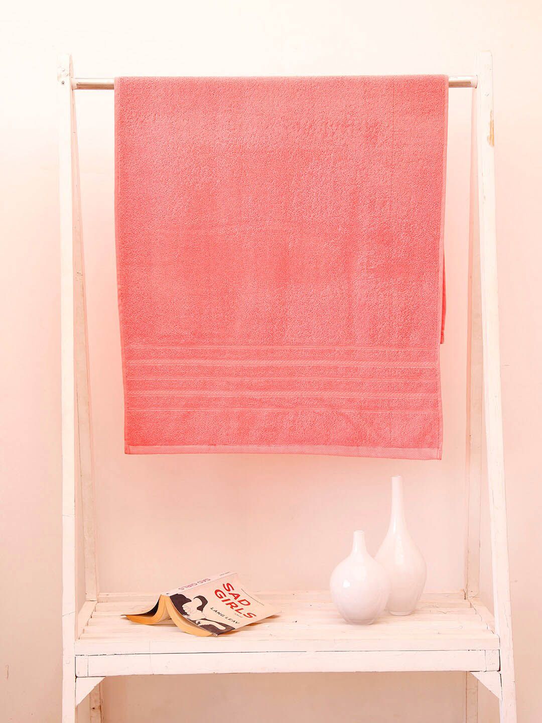 Ariana Select Pink 450 GSM High Absorbet Cotton Bath Towel