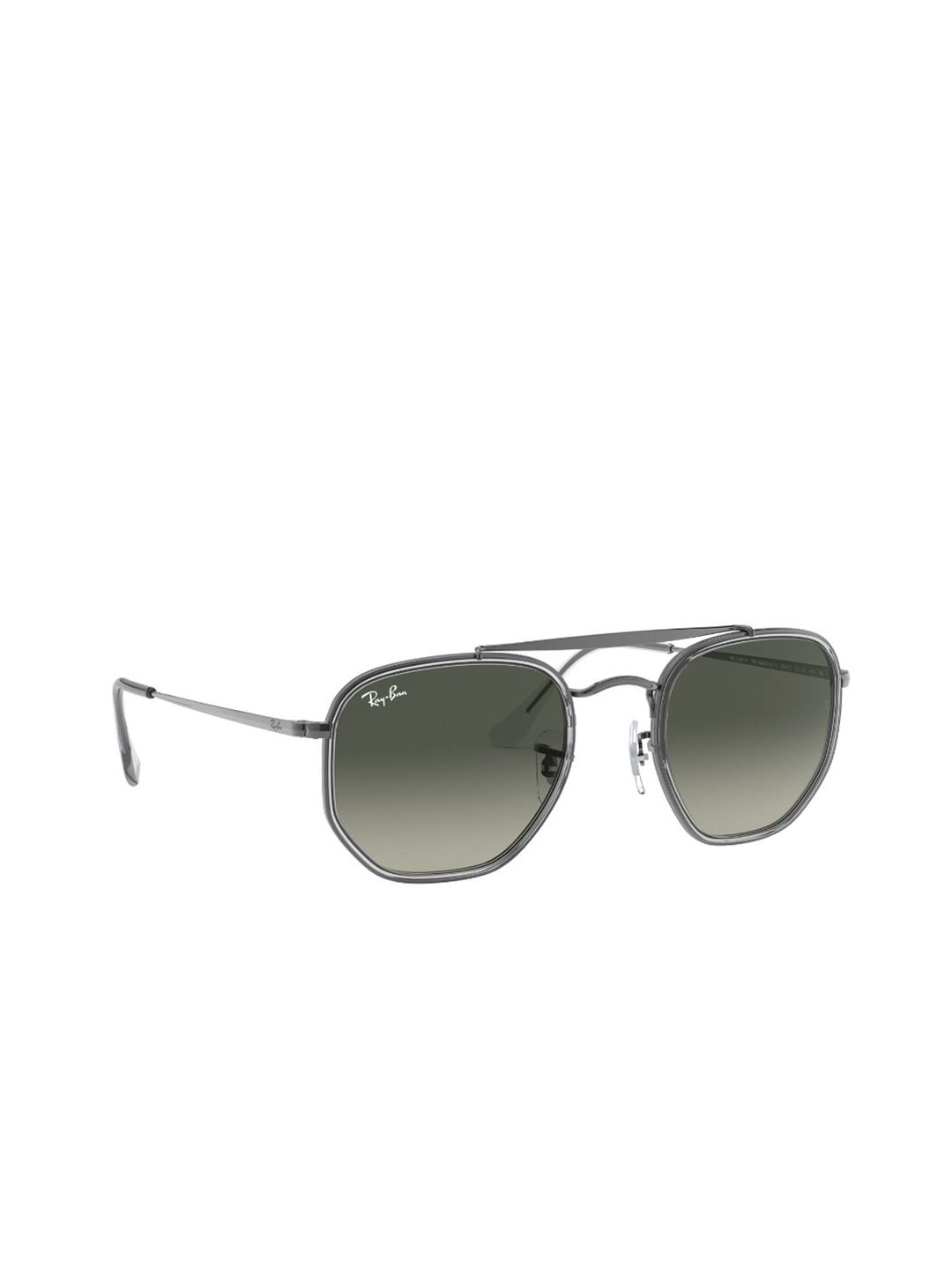 Ray-Ban Unisex Gradient Grey Lens Irregular Sunglasses - 0RB3648M004/7152