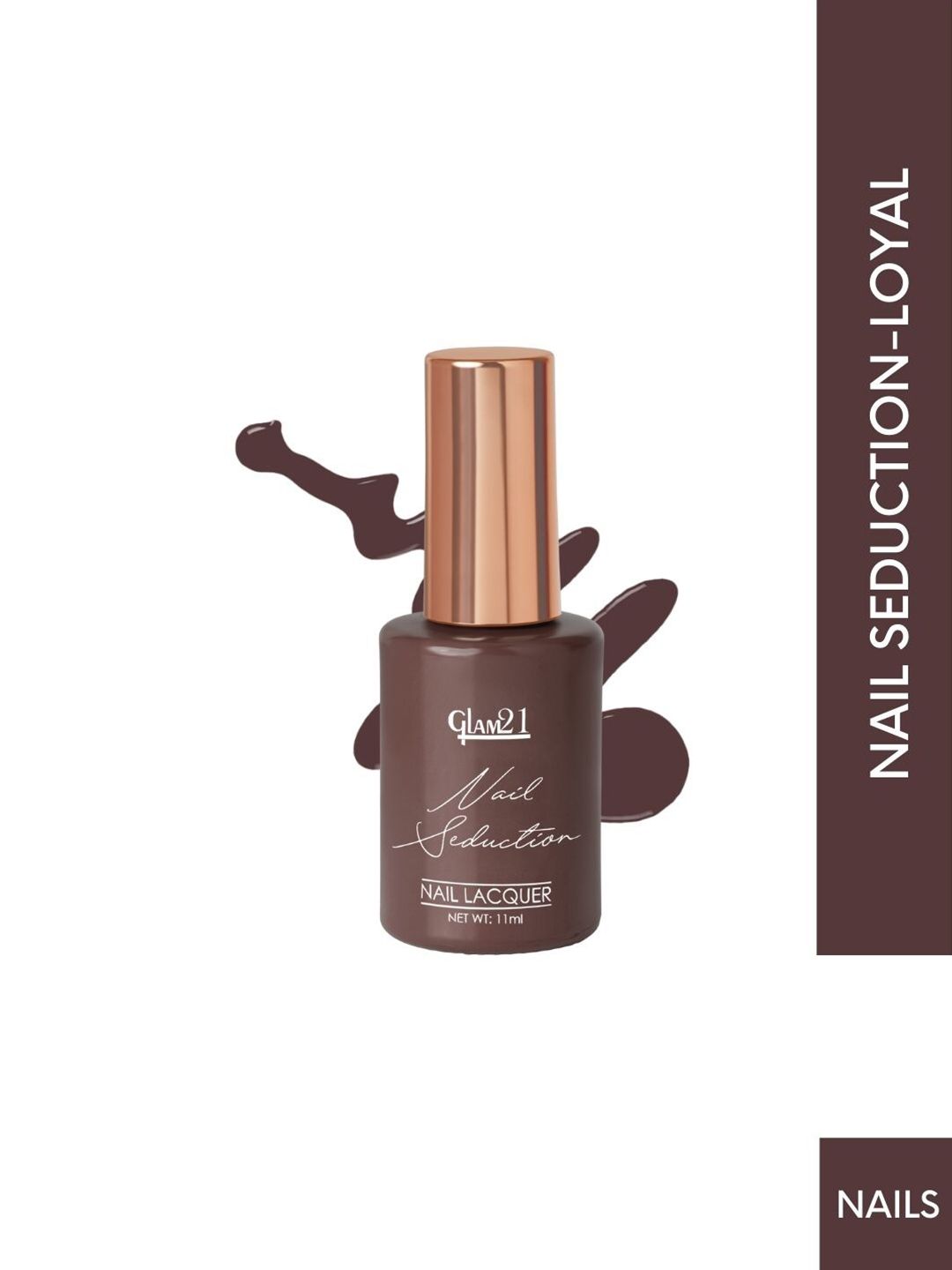 GLAM21 Nail Seduction Long Lasting Glossy Finish Nail Polish - 11 ml -  Loyal 13