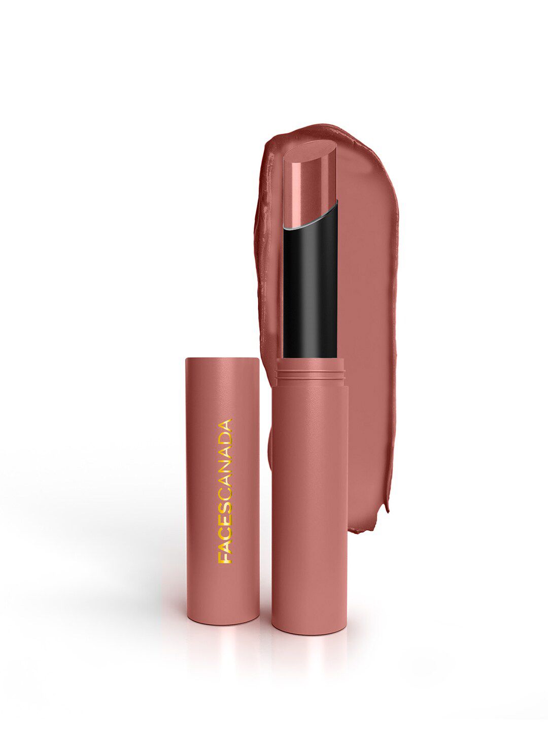 FACES CANADA 8Hr Long Stay 3-In-1 Primer-Infused Matte Lipstick - Kiss Ready Nude 03