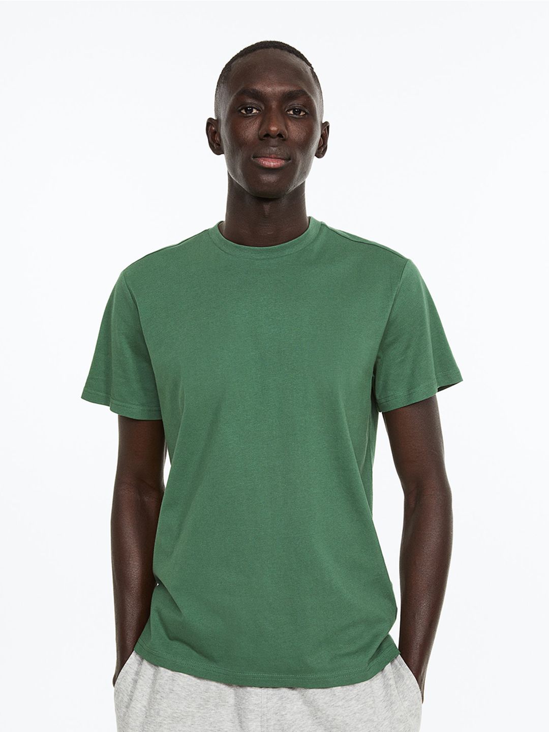H&M Regular Fit Round-Neck T-Shirt