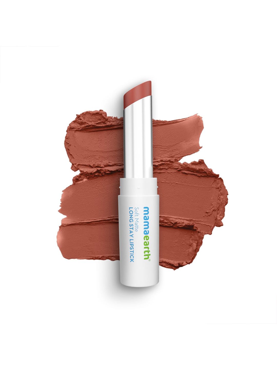 Mamaearth Soft Matte 12Hr Long Stay Lipstick with Jojoba Oil & Vitamin E 3.5g- Honey Blush