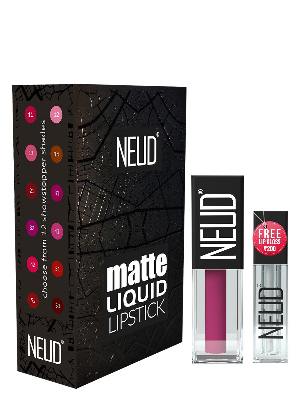 NEUD Quirky Tease Liquid Lipstick with Free Lip Gloss