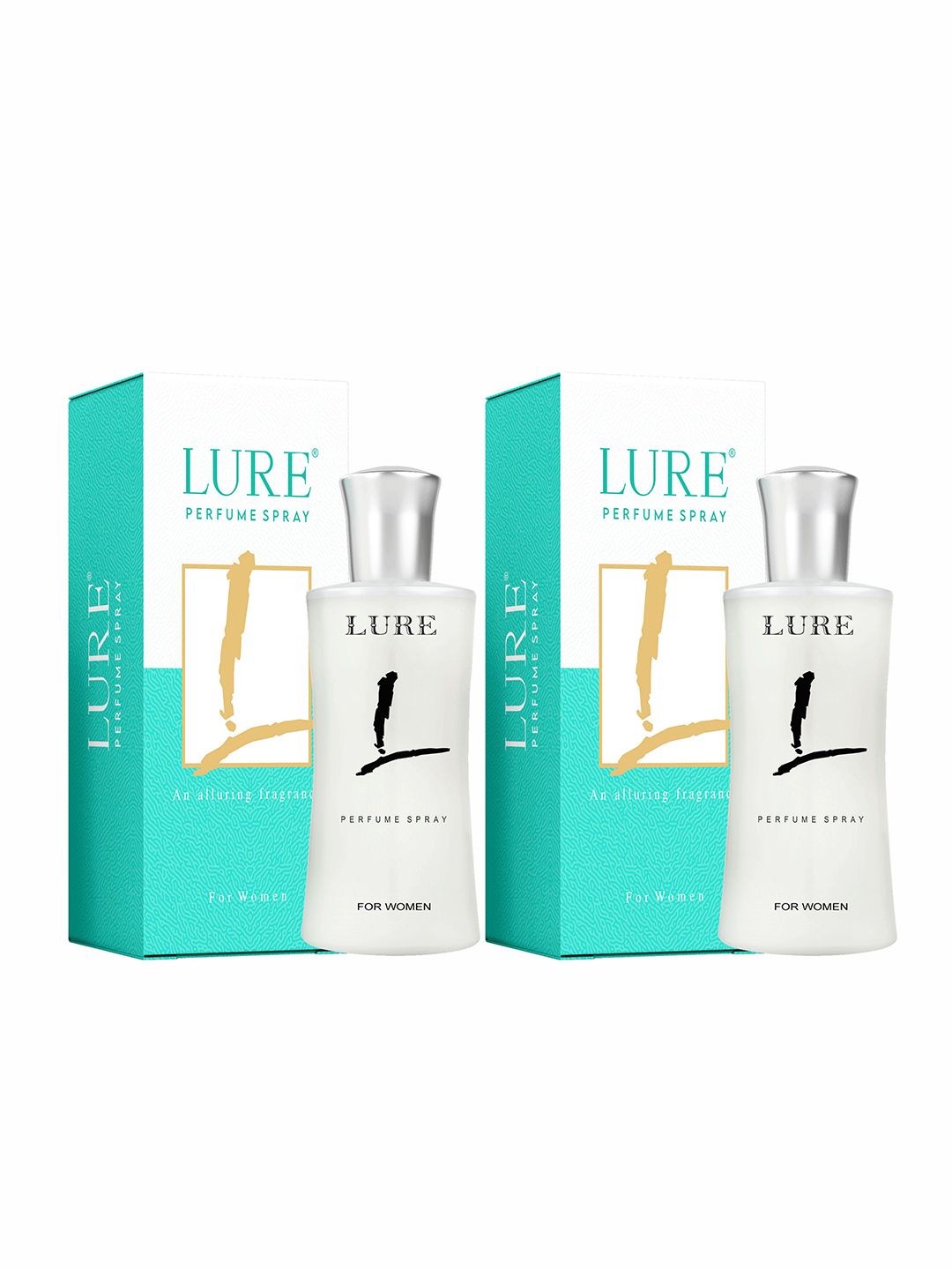 LURE Women Set Of 2 Long Lasting Perfume Sprays - 50 ml Each