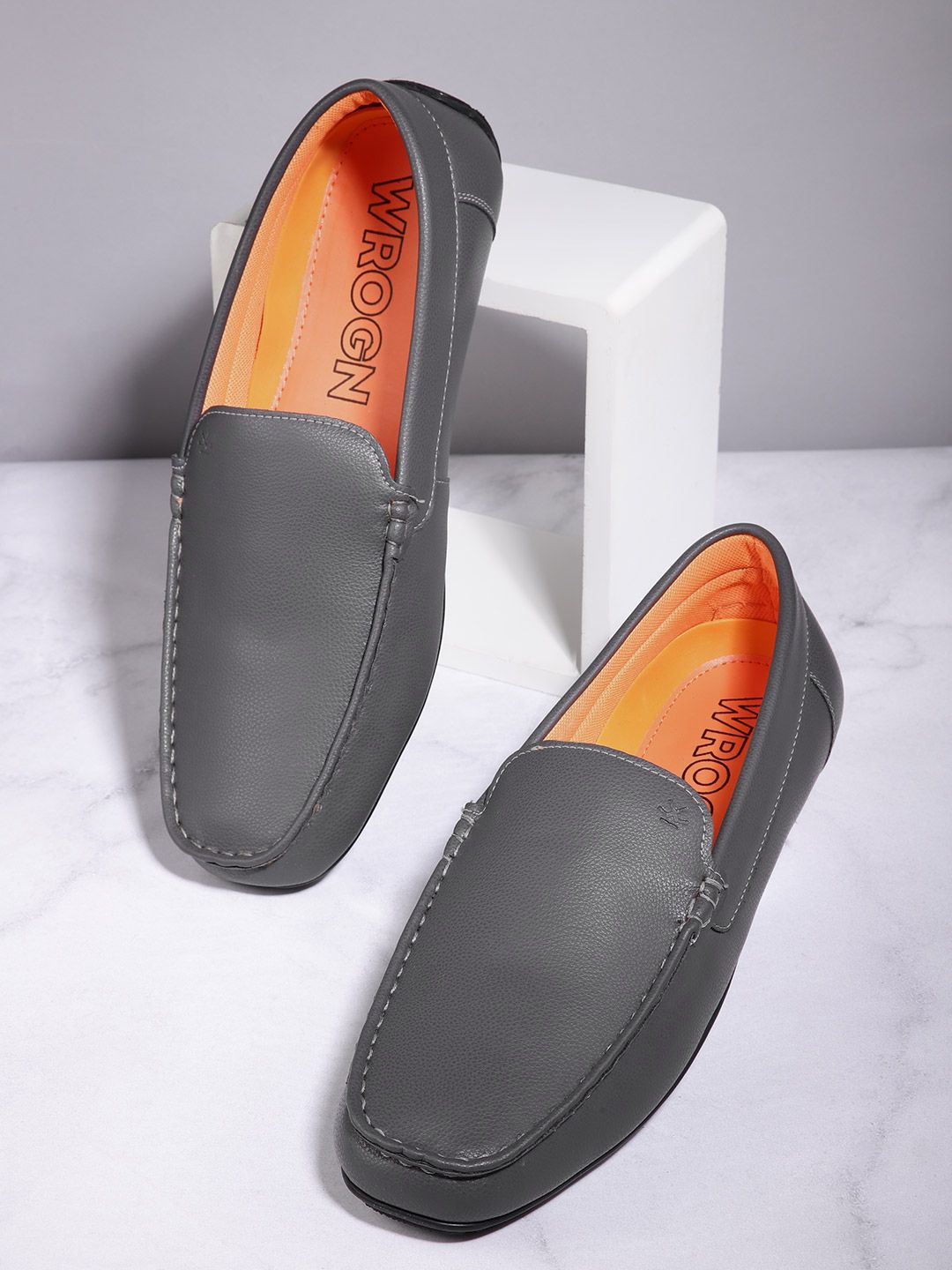 WROGN Men Square-Toe Loafers