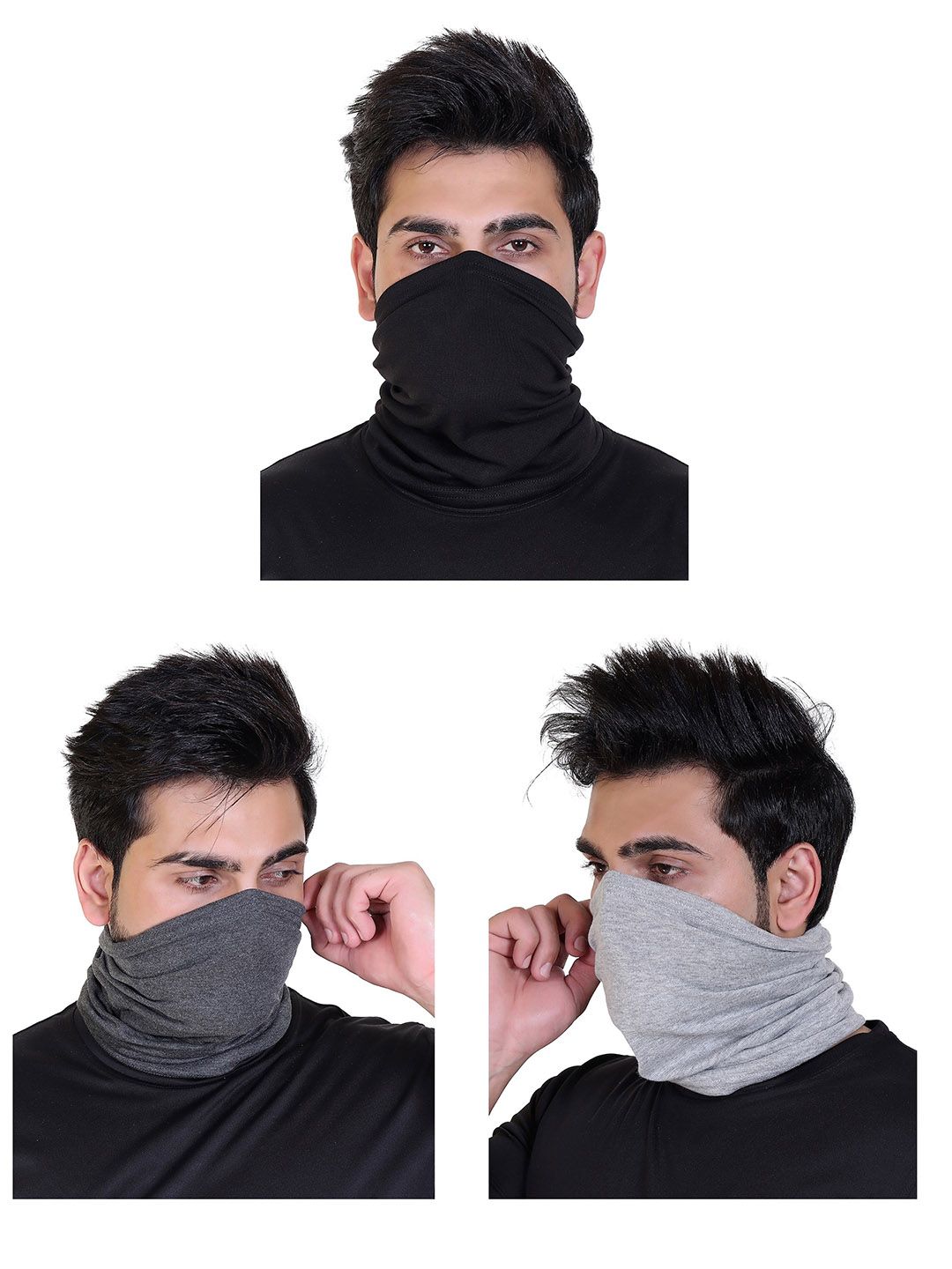 Gajraj Pack Of 3 Breathable Moisture Wicking Bandana Headband