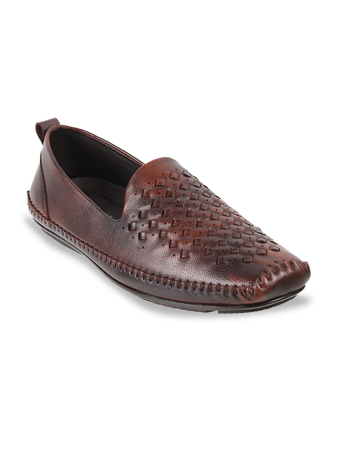 WALKWAY by Metro Men Textured Loafers