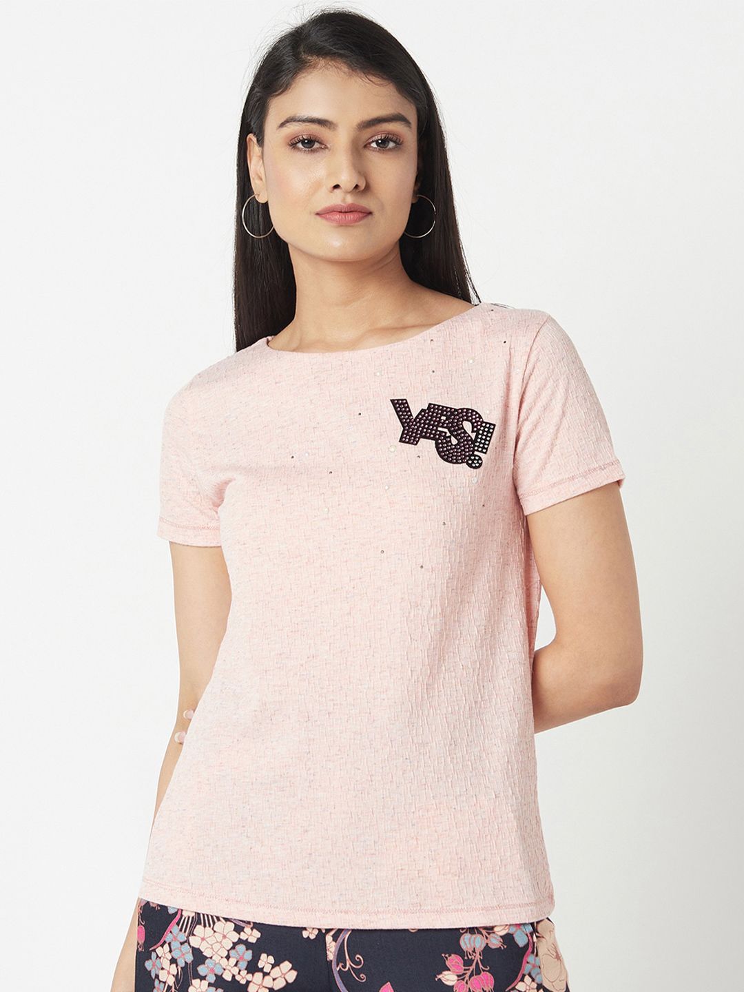 Miss Grace Embellished  Applique Top Price in India