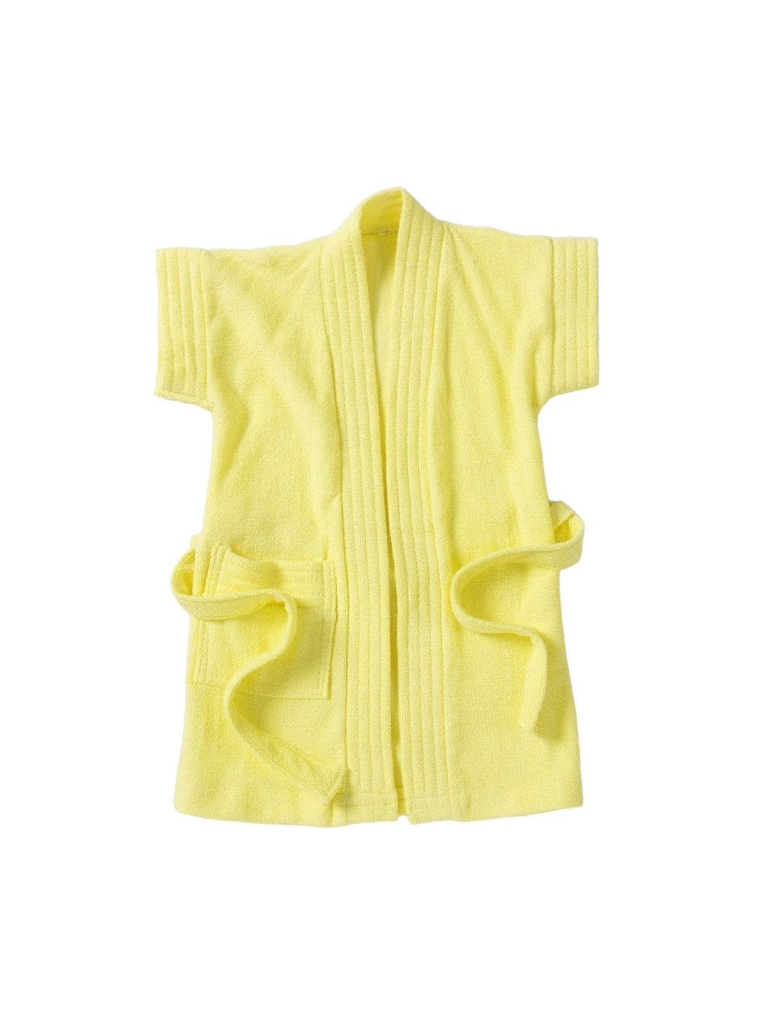 EIO Kids Yellow Pure Terry Cotton Bath Robe