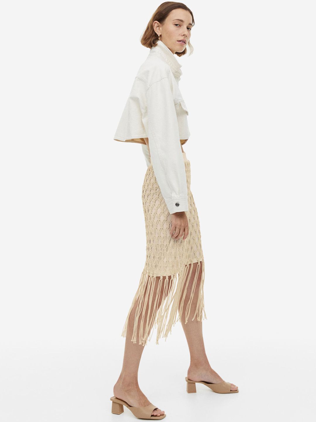 Buy H&M Macram Skirt - Skirts for Women 22275348 | Myntra