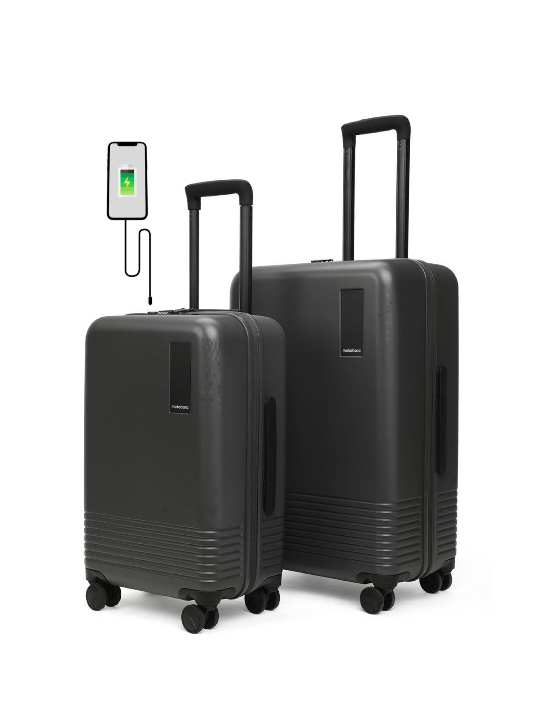 Buy MOKOBARA Set of 2 The Iconic Polycarbonate Trolley Bag 71L