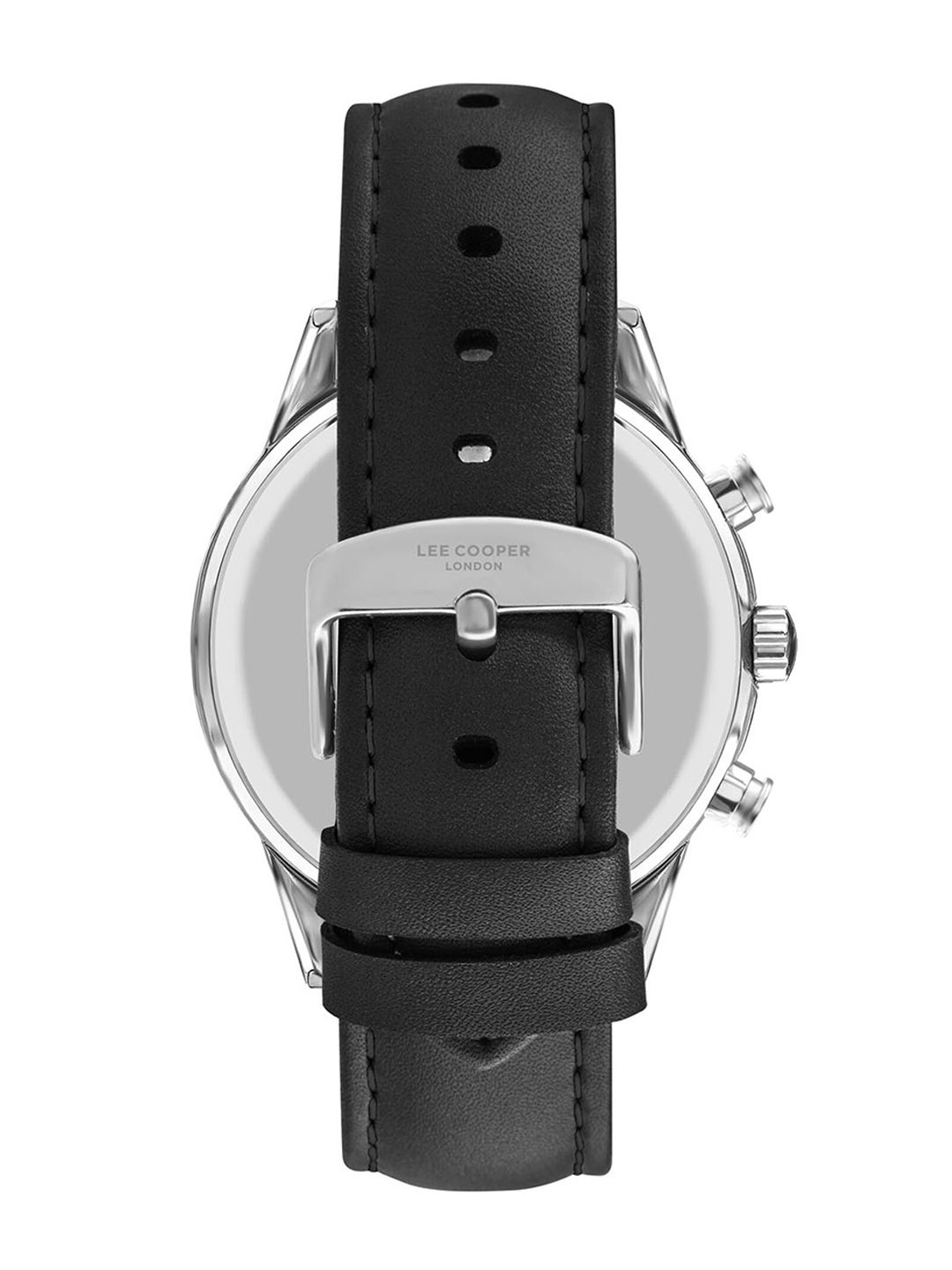Buy Lee Cooper Men Brass Leather Straps Analogue Multi Function