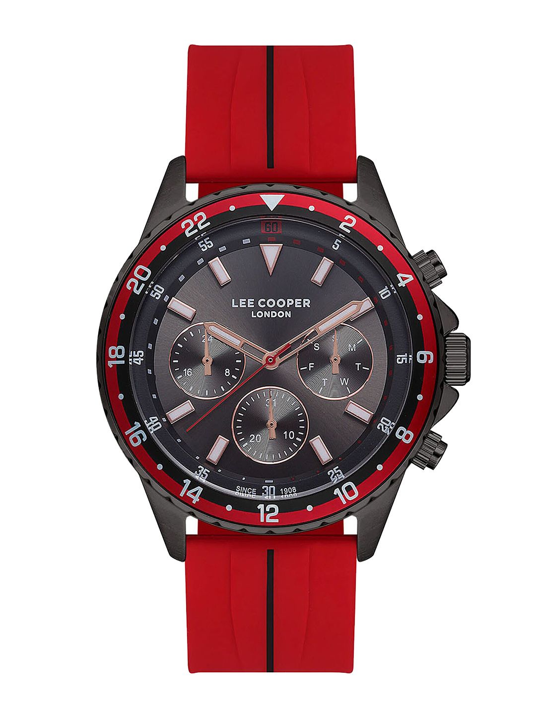 Buy Lee Cooper Men Brass Straps Digital Multi Function Watch