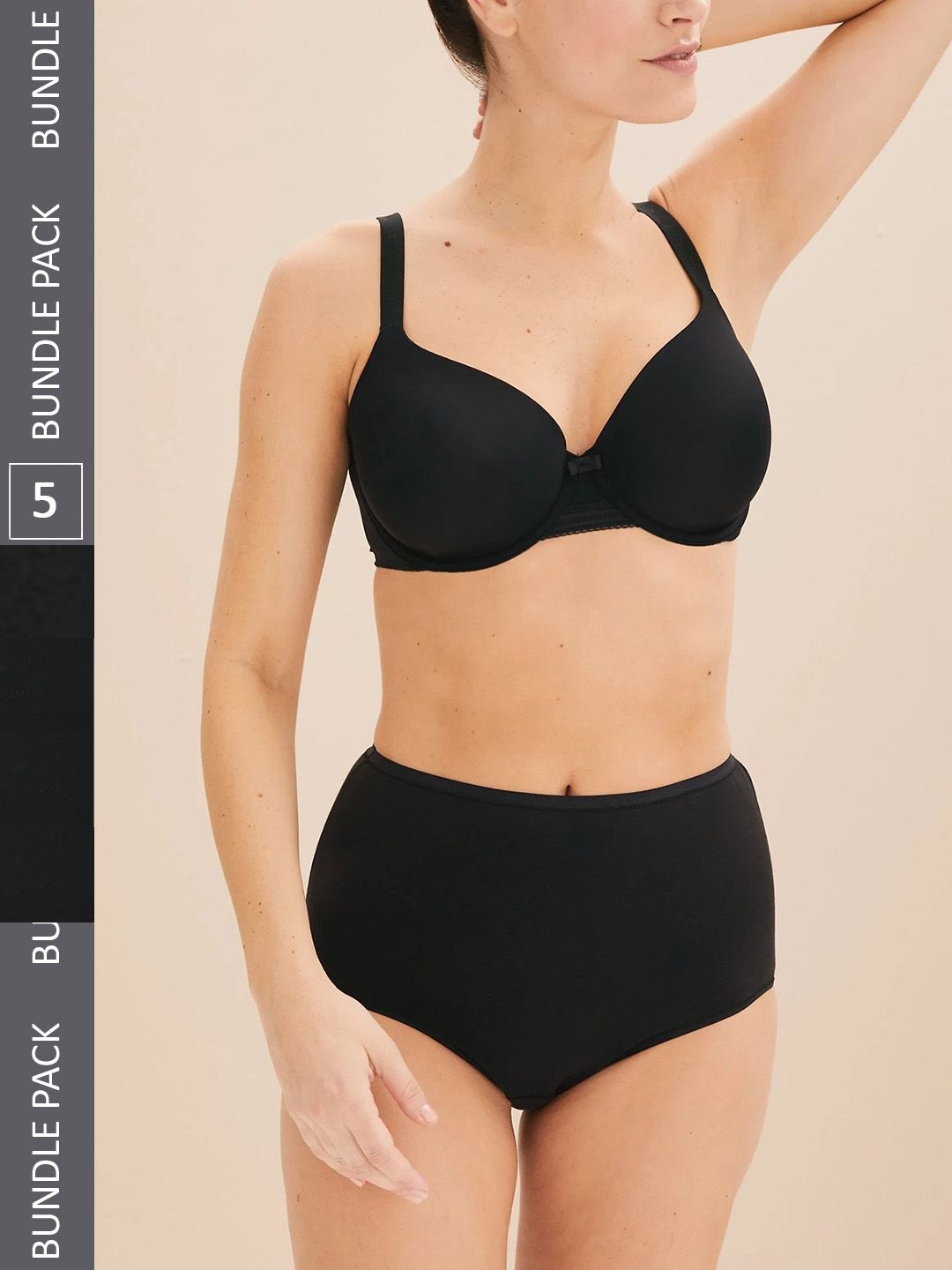 Marks & Spencer Pack Of 5 High-Rise Basic Briefs