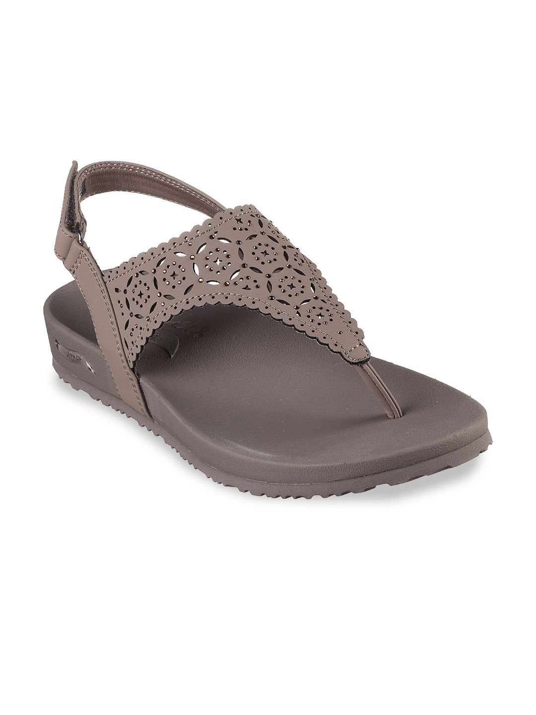 Skechers Women ARCH FIT MEDITATION - SOPHIE  Open Toe Flats With Laser Cuts Price in India