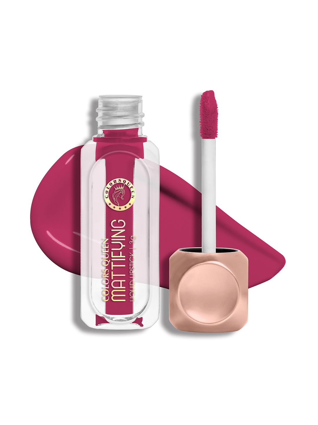 Colors Queen Mattifying Long Lasting & Transfer-Proof Liquid Lipstick 3ml - Raspberry 06