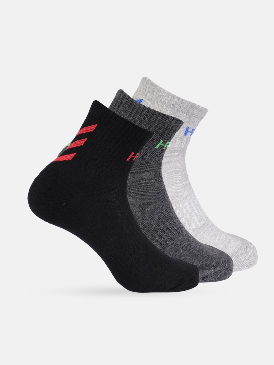 HRX by Hrithik Roshan Men Pack of 3 Above Ankle-Length Socks