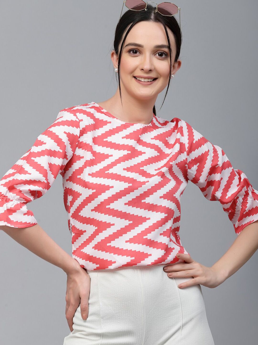 Style Quotient Geometric Printed Top Price in India