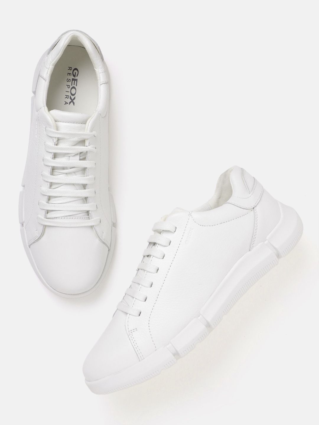 Geox Men Leather Sneakers