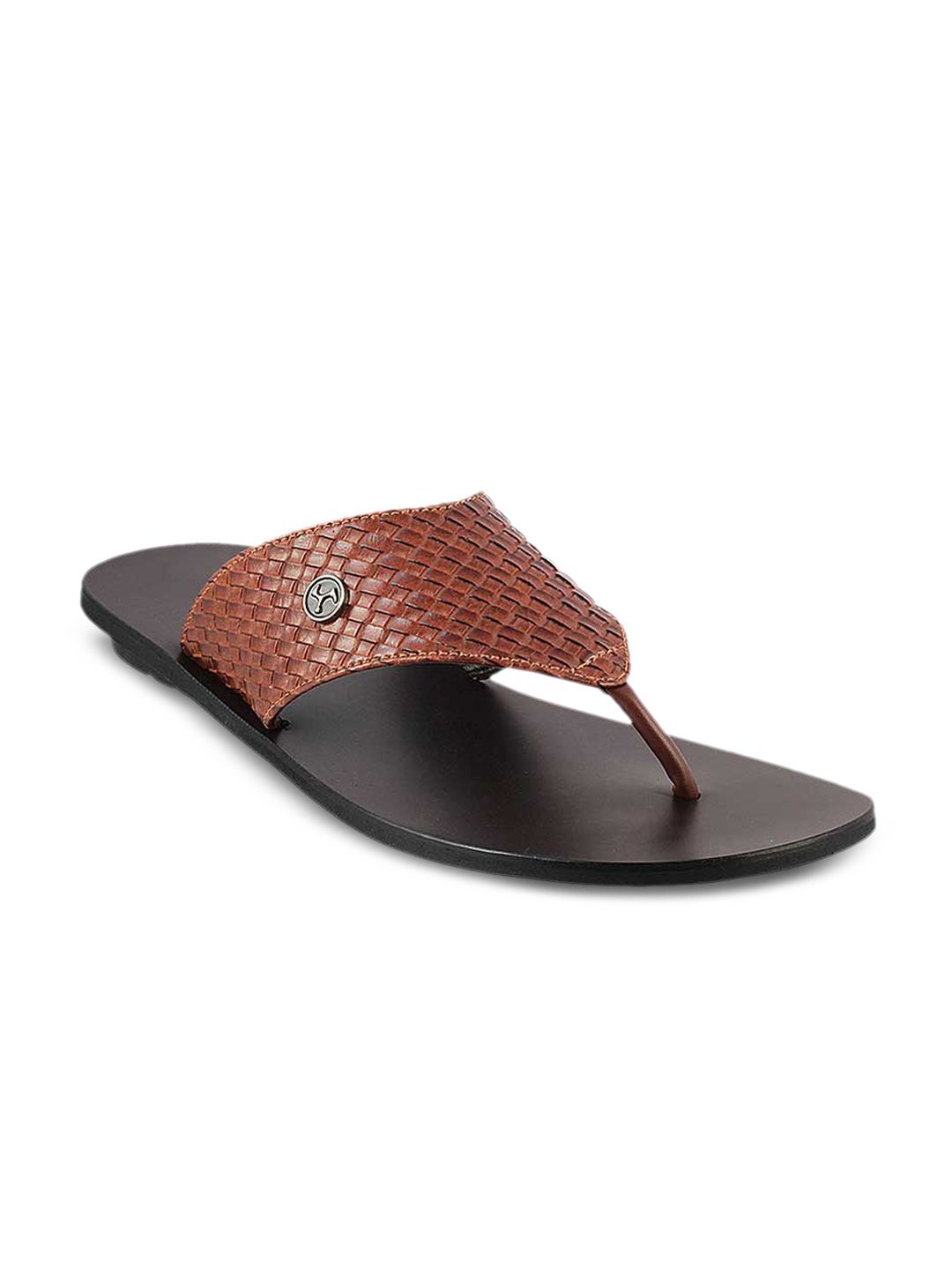 Mochi Men Brown Comfort Sandals