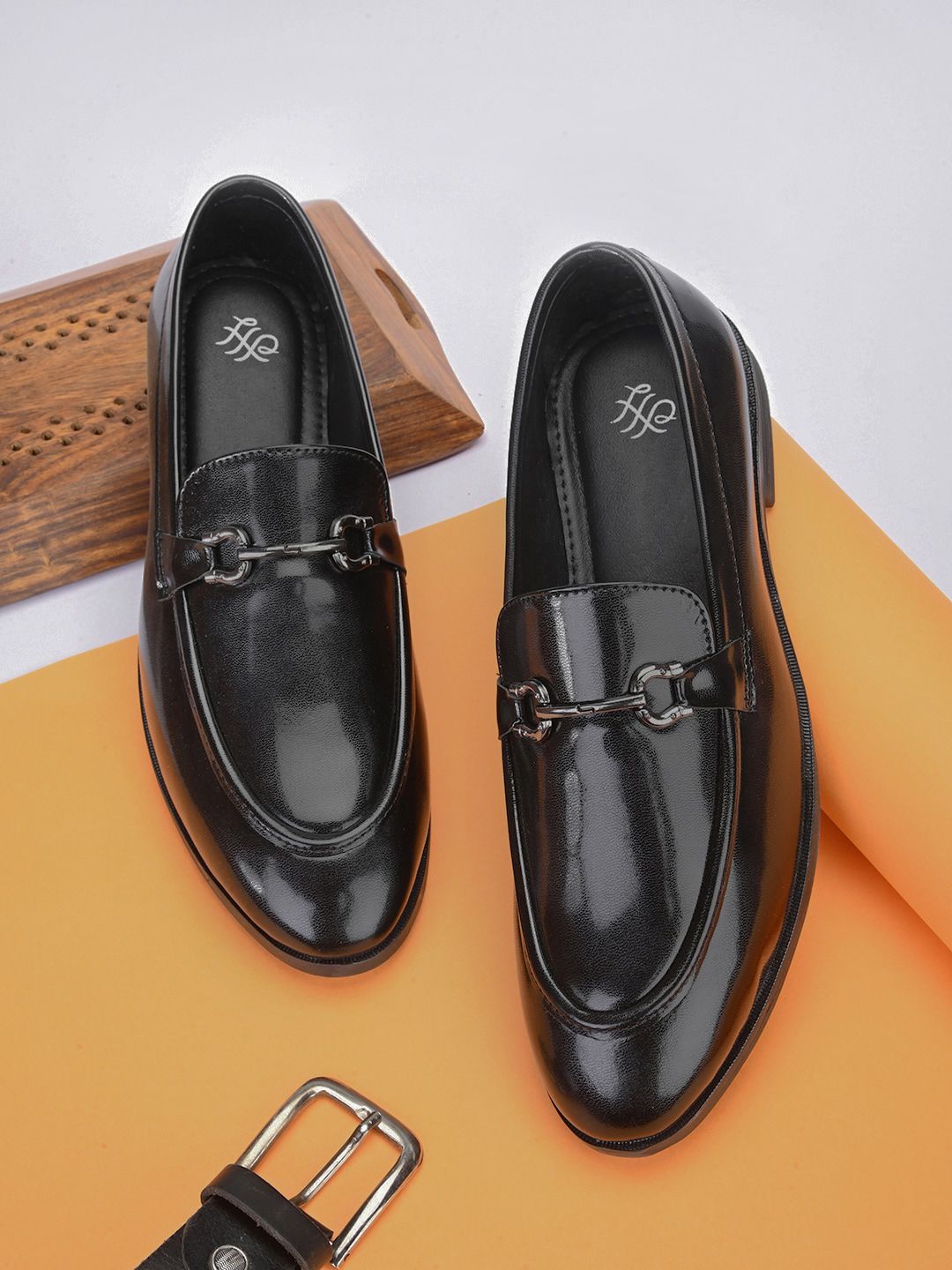 House of Pataudi Men Formal Slip On Loafers