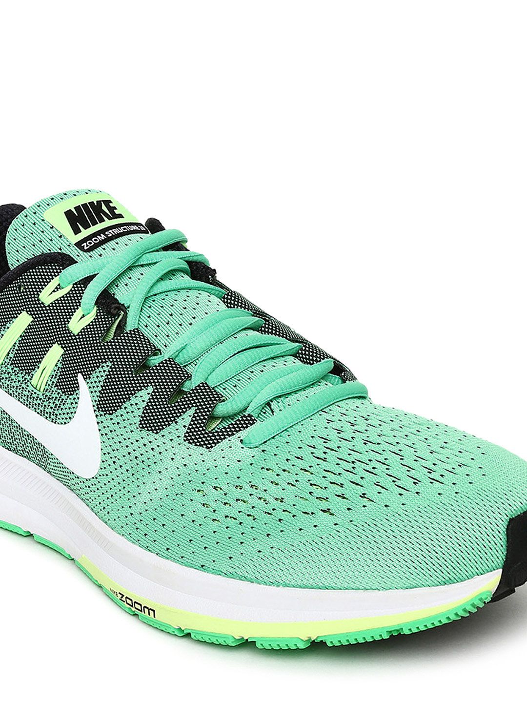 Buy Nike Men Sea Green AIR ZOOM STRUCTURE 20 Running Shoes