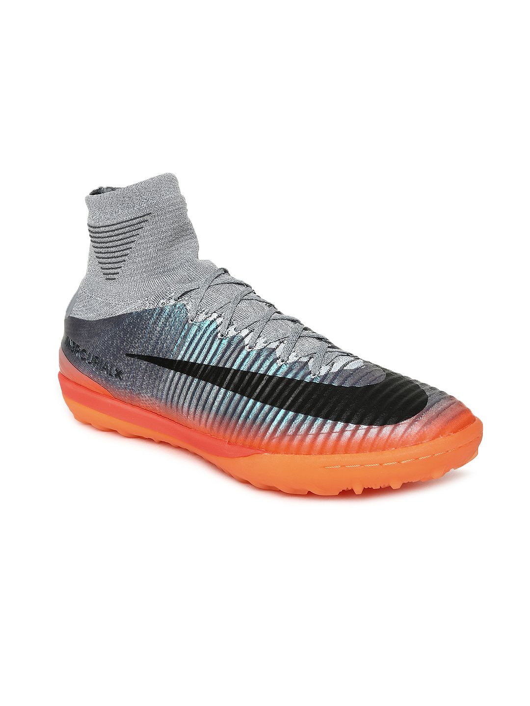 Buy Nike Men Grey MERCURIALX PROXIMO II CR7 TF High-Top Football