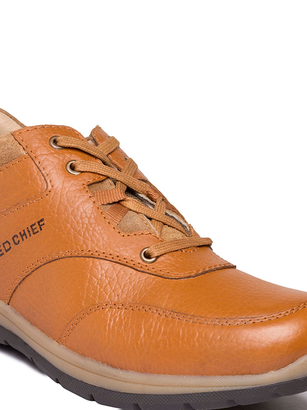 Buy Red Chief Men Tan Leather Casual Sneakers - Casual Shoes for