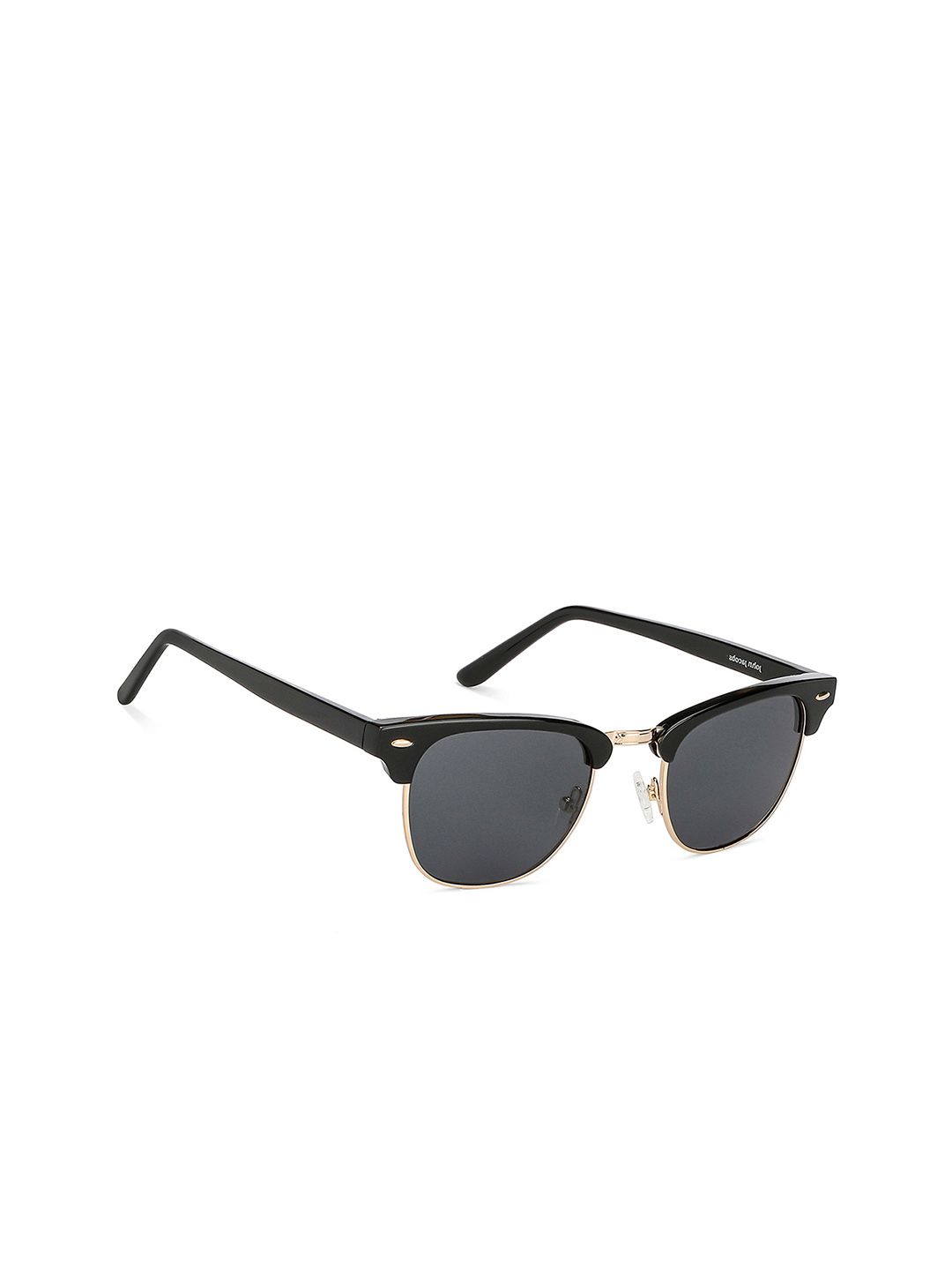 John Jacobs Men Wayfarer Sunglasses with Polarised and UV Protected Lens 148427