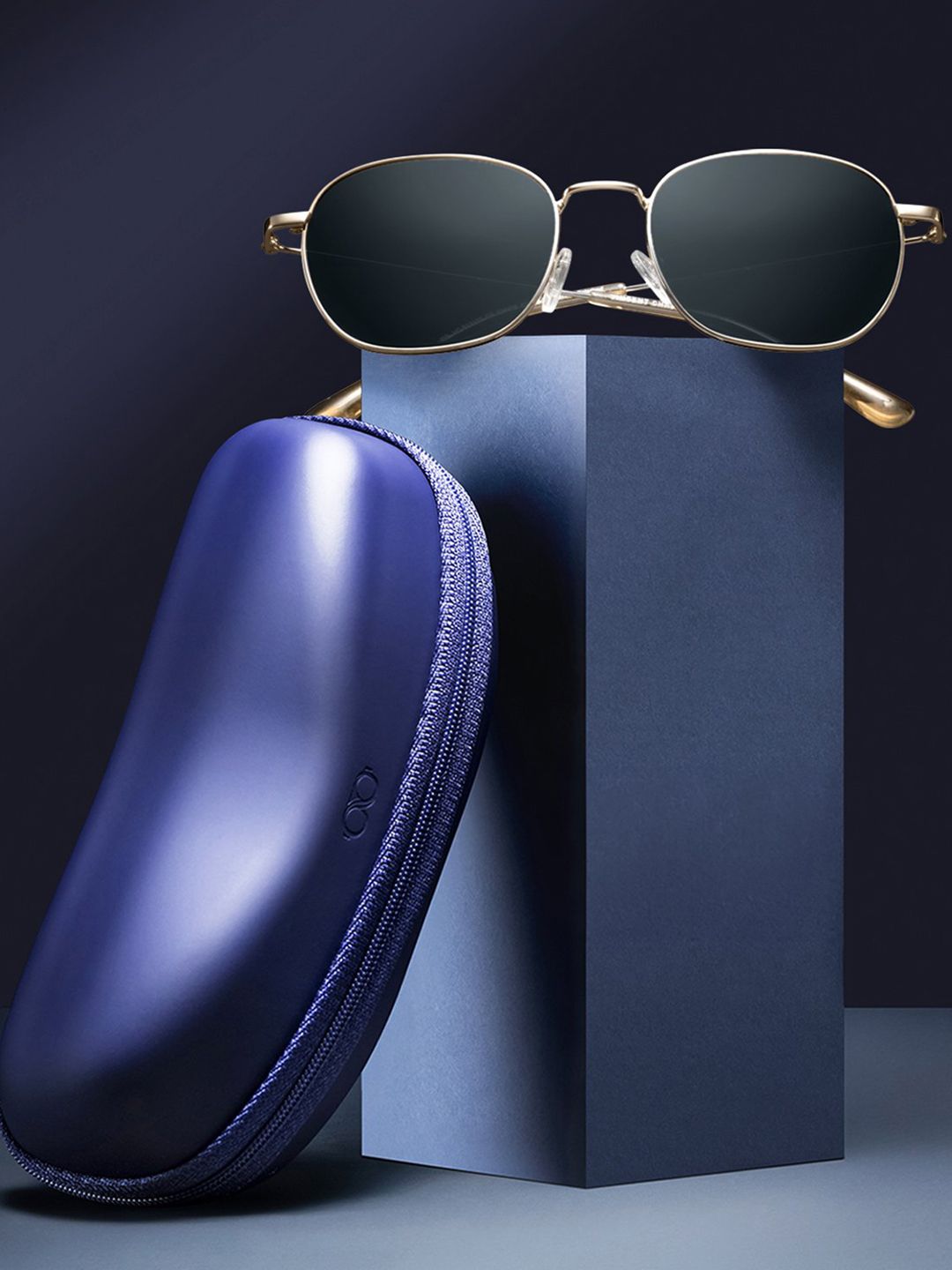 Vincent Chase by Lenskart Lens & Round Sunglasses with Polarised and UV Protected Lens 138478