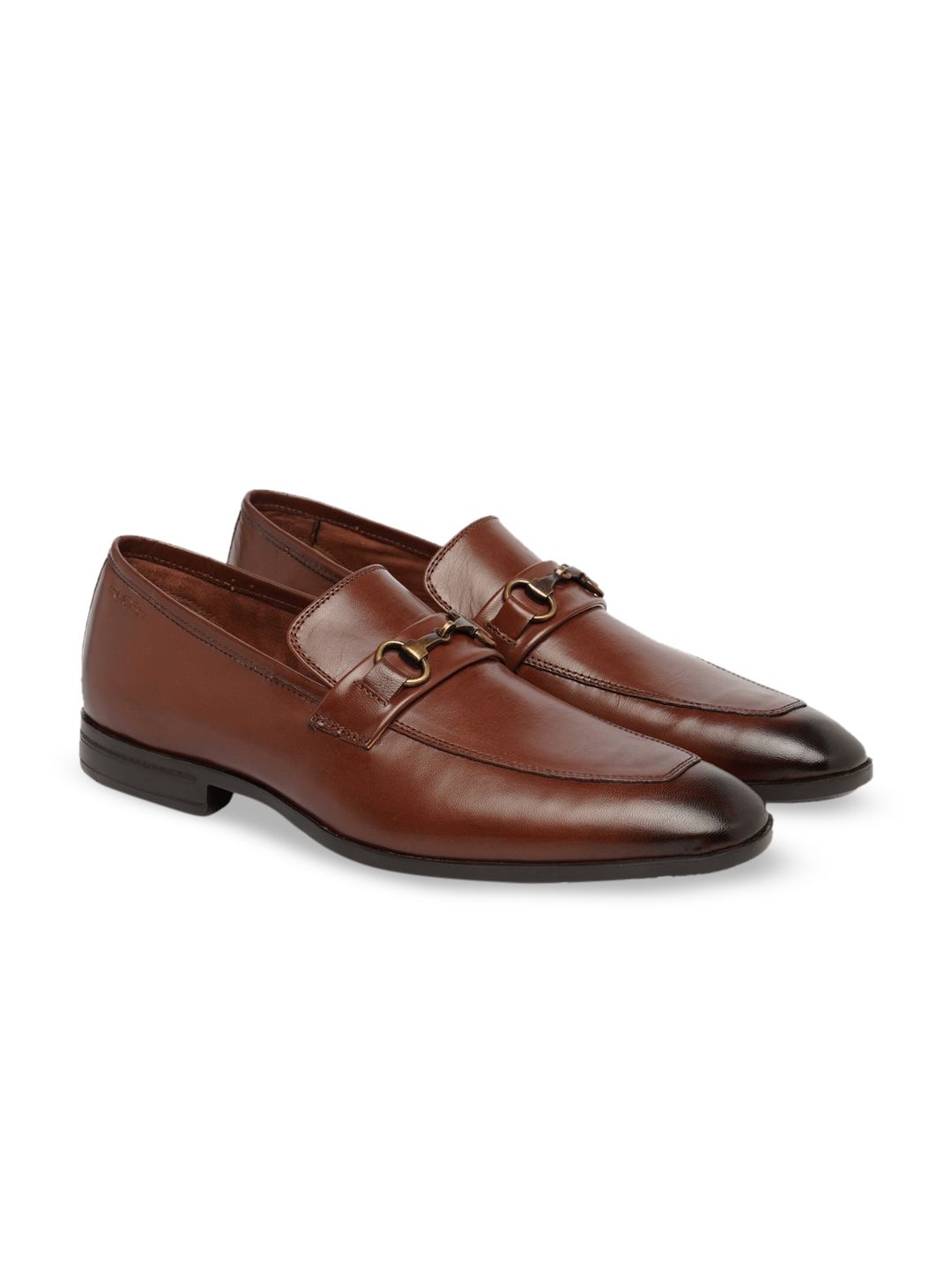 Ruosh Men Leather Formal Loafers