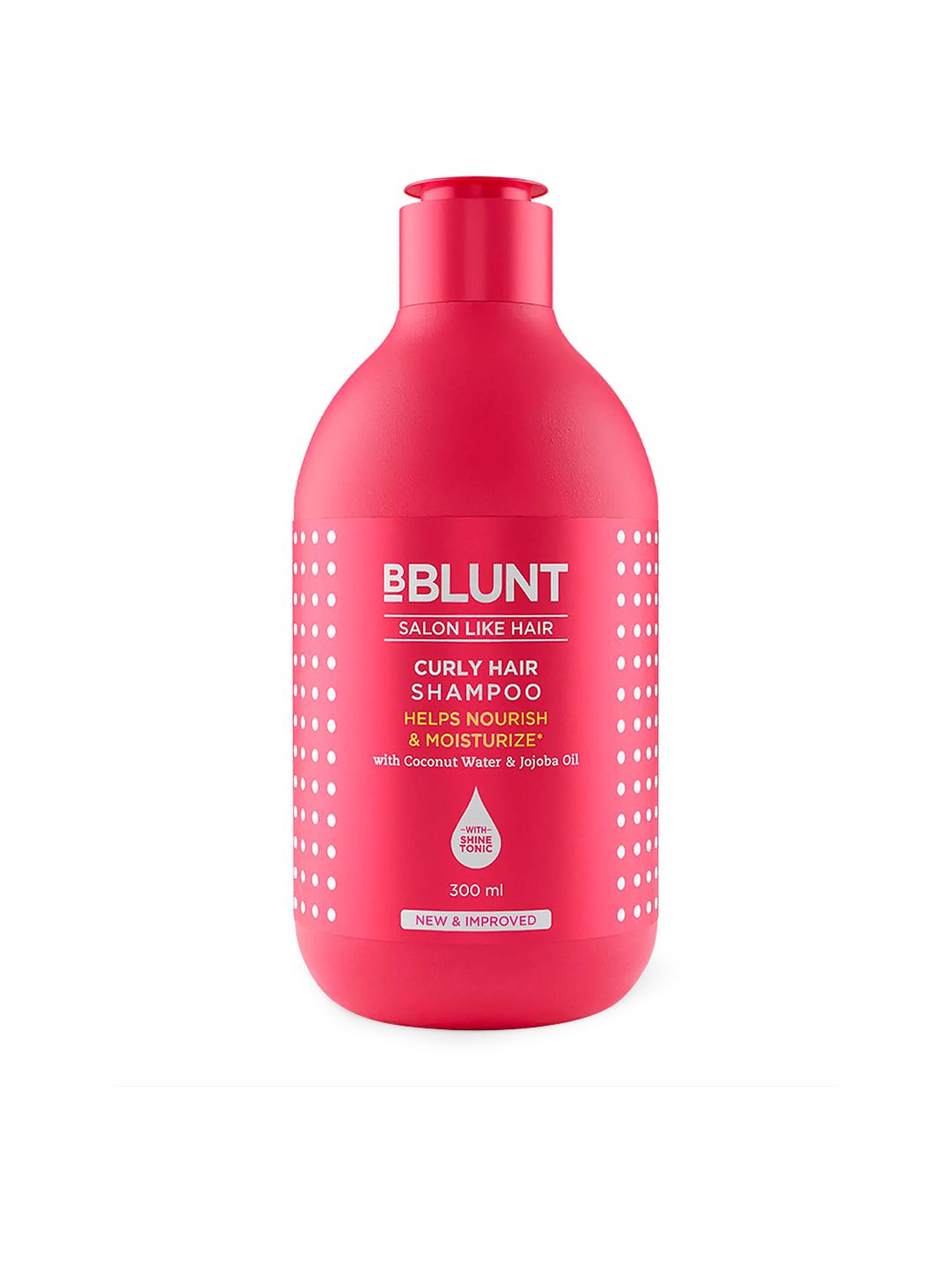 BBLUNT Curly Hair Shampoo with Coconut Water & Jojoba Oil - 300ml