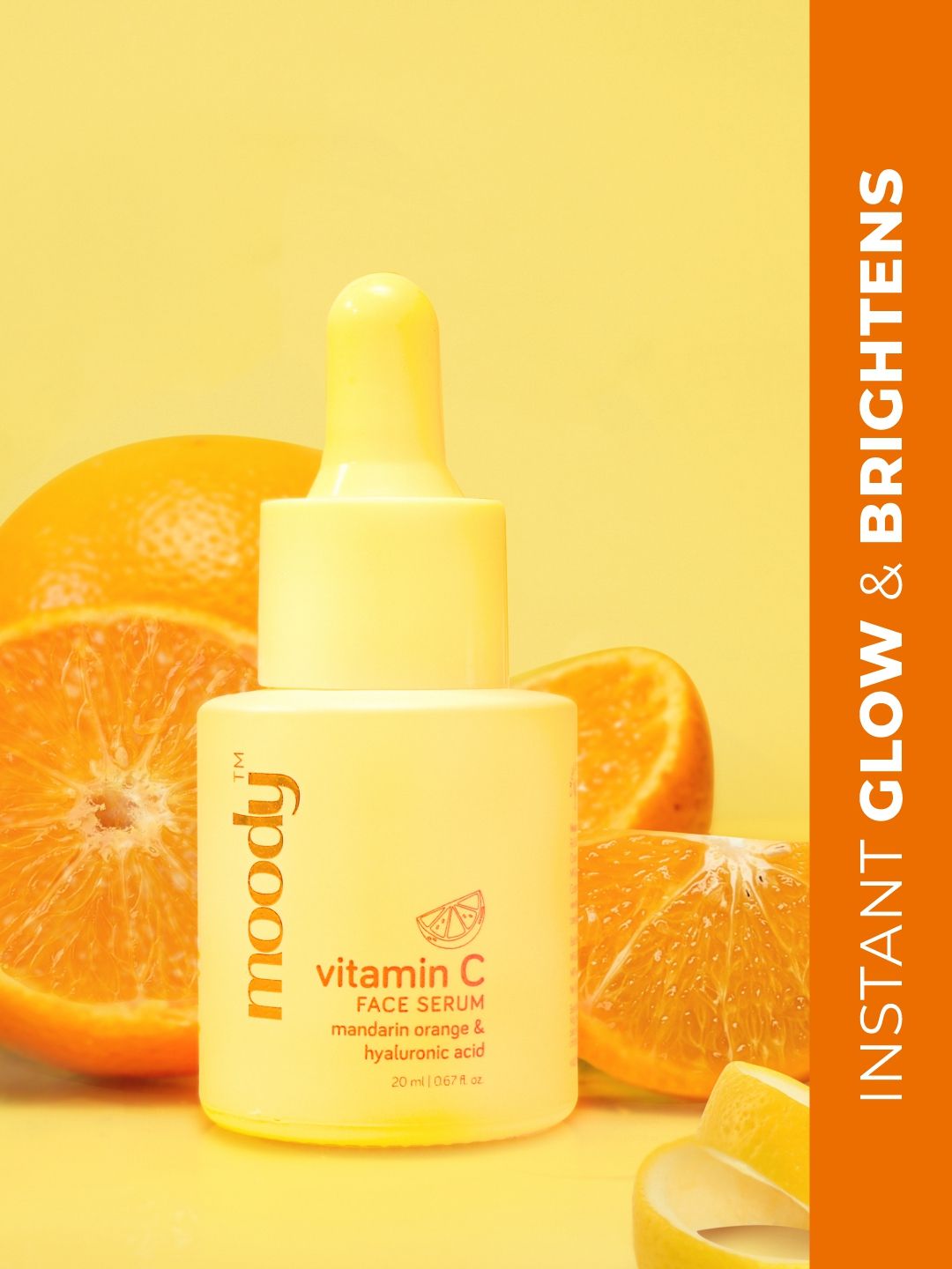 MOODY Vitamin C Face Serum With Mandarin Orange & Hyaluronic Acid - 20 ml