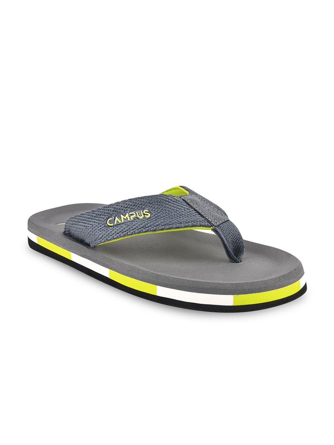 Campus Men Printed Thong Flip-Flops