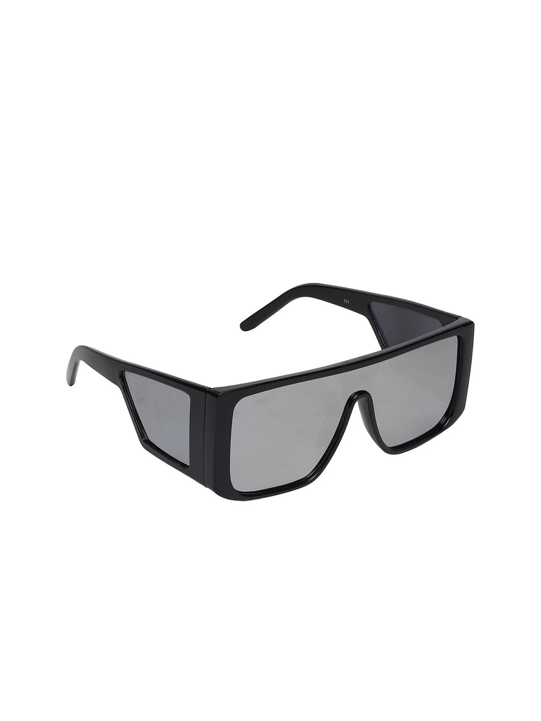 CRIBA Full Rim Square Sunglasses with UV Protected Lens VCR_701_SIL-MER