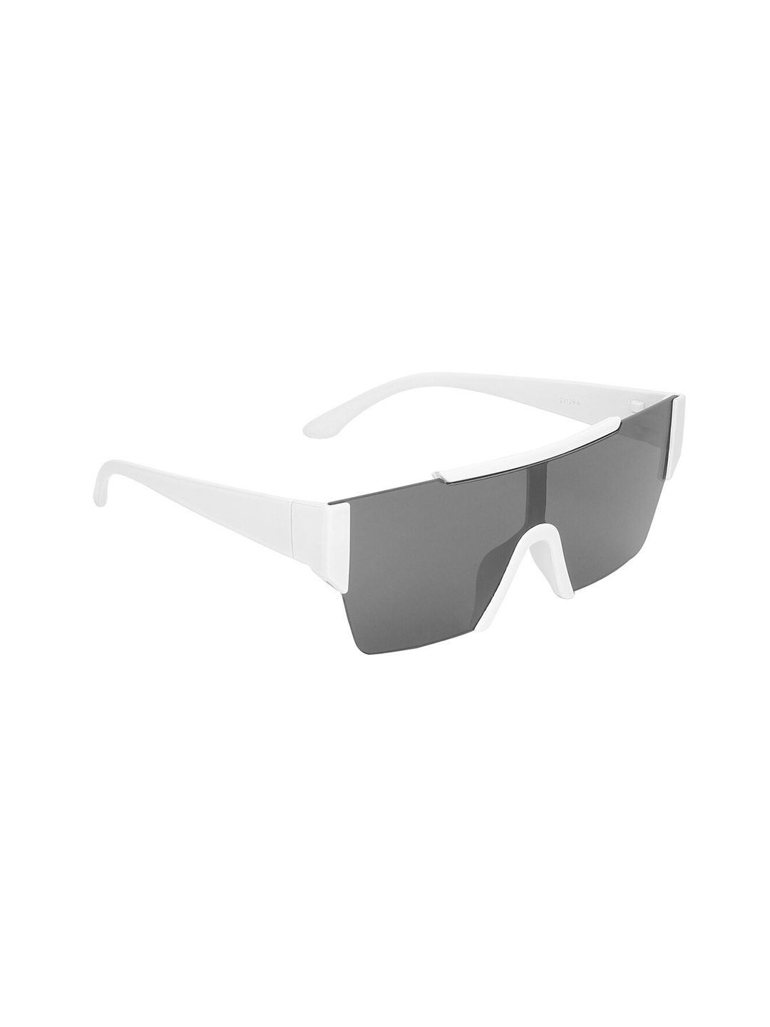 CRIBA Full Rim Oversized Sunglasses with UV Protected Lens VCR_CITI_WHT-BLK