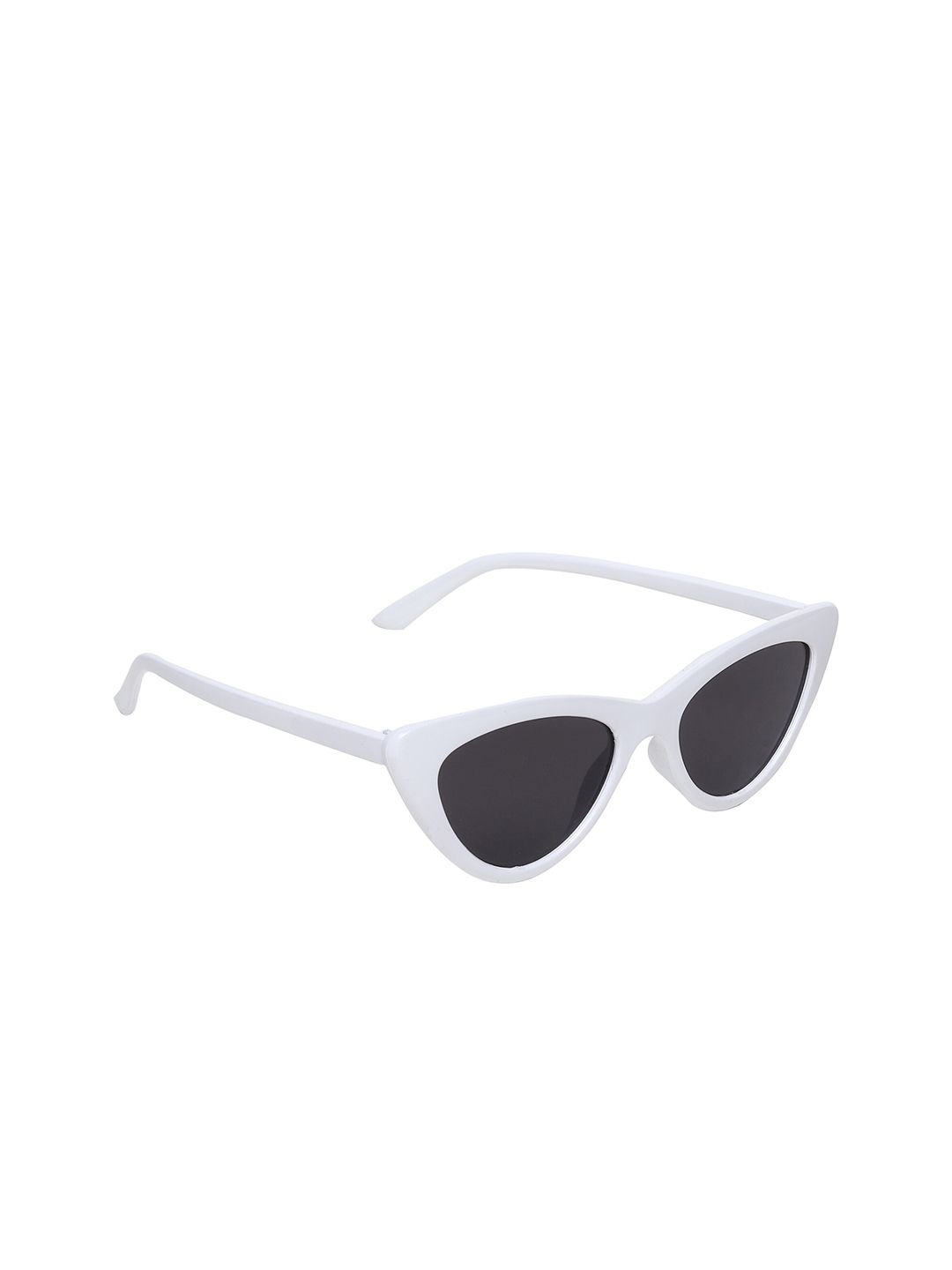 CRIBA Full Rim Cateye Sunglasses with UV Protected Lens VCR_CAT_WHT-BLK