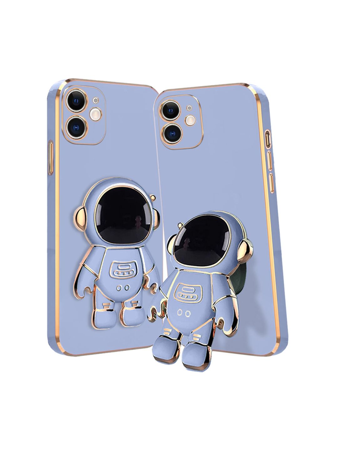 Karwan iPhone 12 Phone Back Case With Astronaut Holster Stand