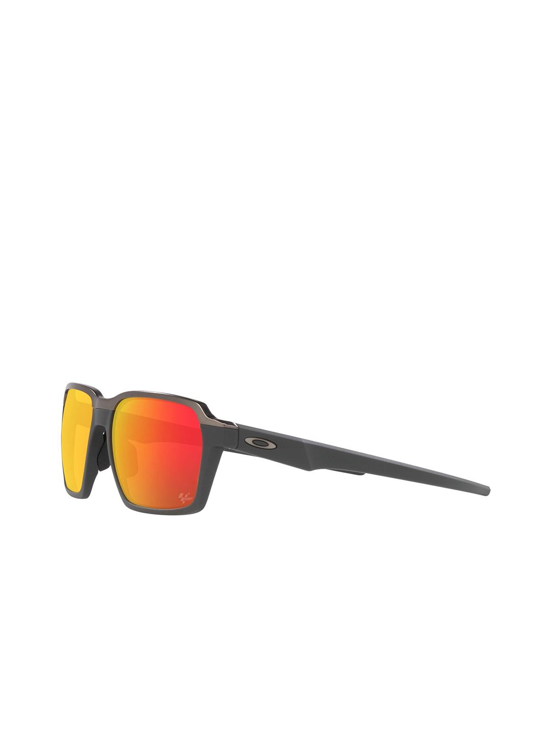 OAKLEY Men UV Protected Red Lens Rectangle Sunglasses - 0OO414341431158